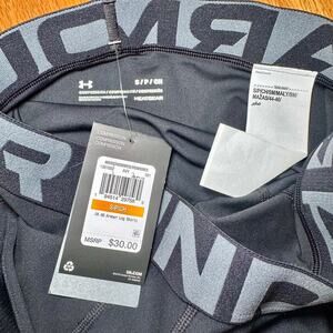 Under Armour HeatGear Compression Shorts Men’s Small Black NWT